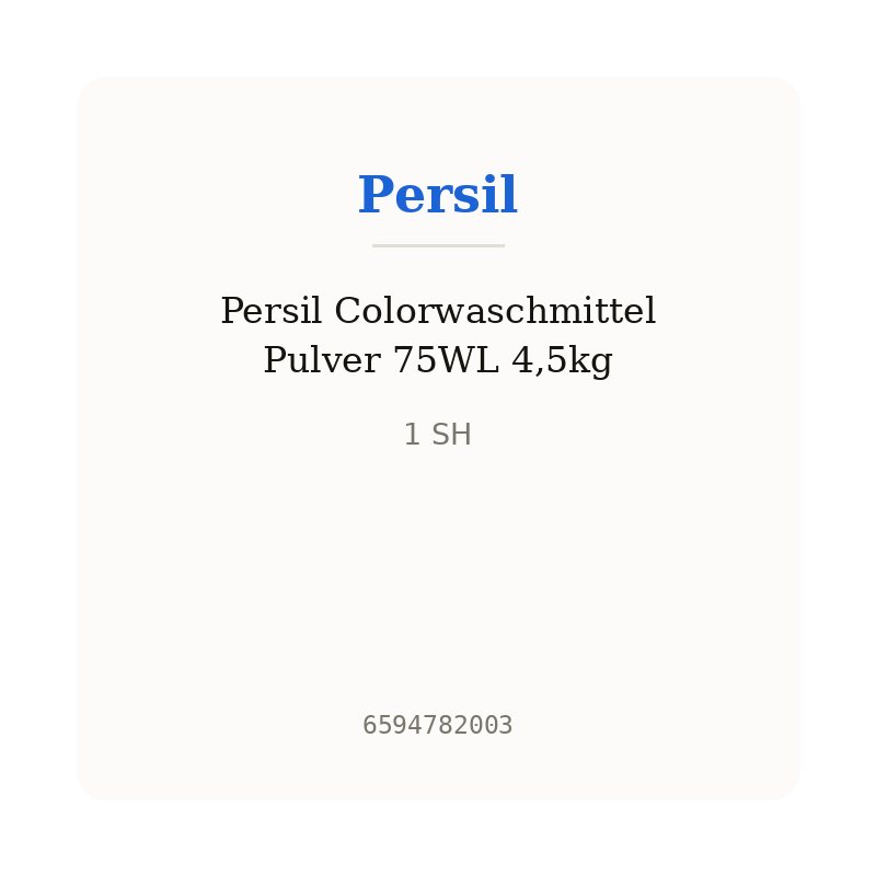Persil Colorwaschmittel Pulver 75WL 4,5kg