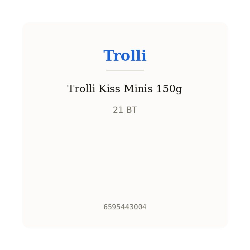 Trolli Kiss Minis 150g