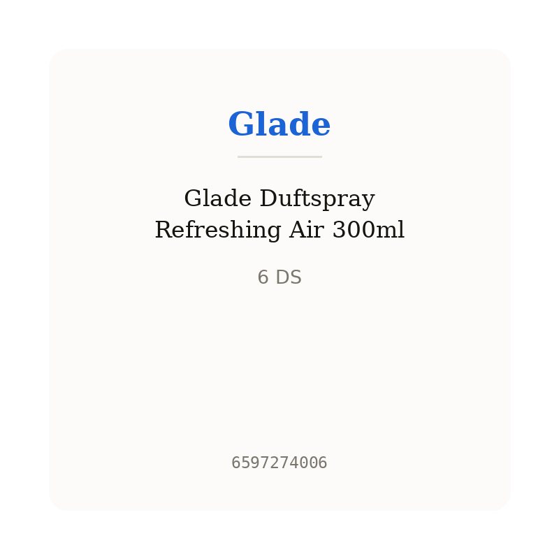 Glade Duftspray Refreshing Air 300ml