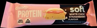 Corny Protein Soft White Choc Strawberry Flavour 45g