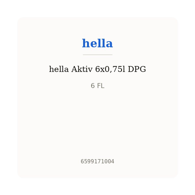 hella Aktiv 6x0,75l DPG