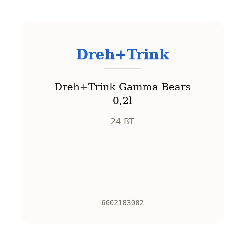 Dreh+Trink Gamma Bears 0,2l