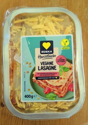 EDEKA Herzstücke vegan Lasagne mit Linsen-Bolognese 400g