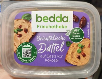Bedda Frischcreme Orientalische Dattel 150g