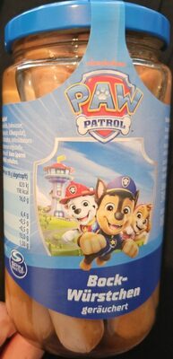 Paw Patrol Bockwürstchen geräuchert 6ST 345g