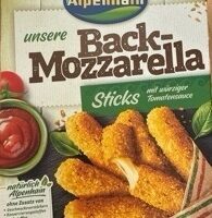 Alpenhain Back-Mozzarella Sticks 200g+Tomatendip 25g