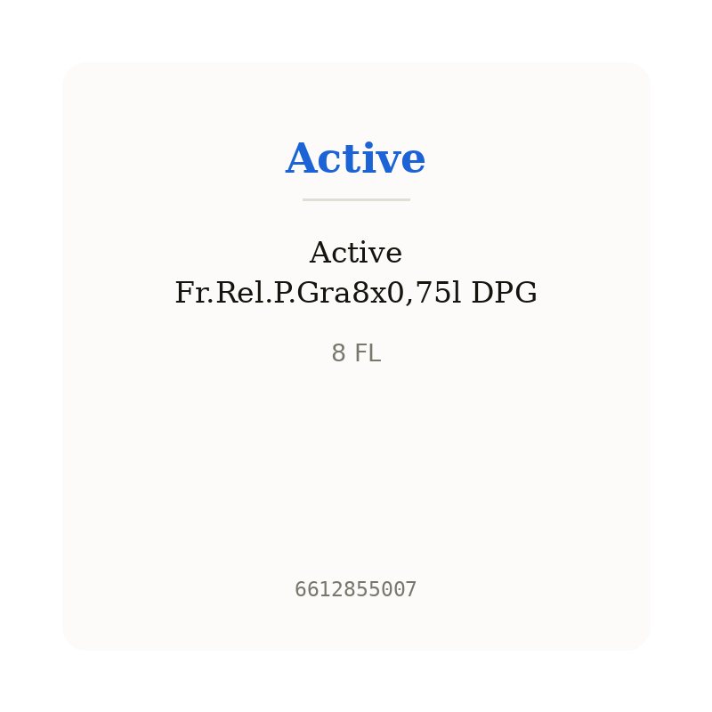 Active Fr.Rel.P.Gra8x0,75l DPG