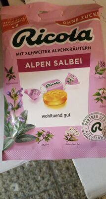 Ricola Alpen Salbei ohne Zucker 75g