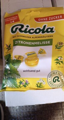 Ricola Zitronenmelisse ohne Zucker 75g