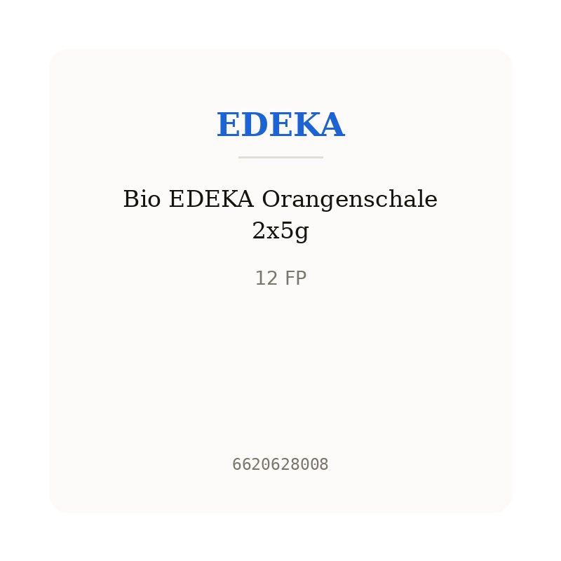 Bio EDEKA Orangenschale 2x5g