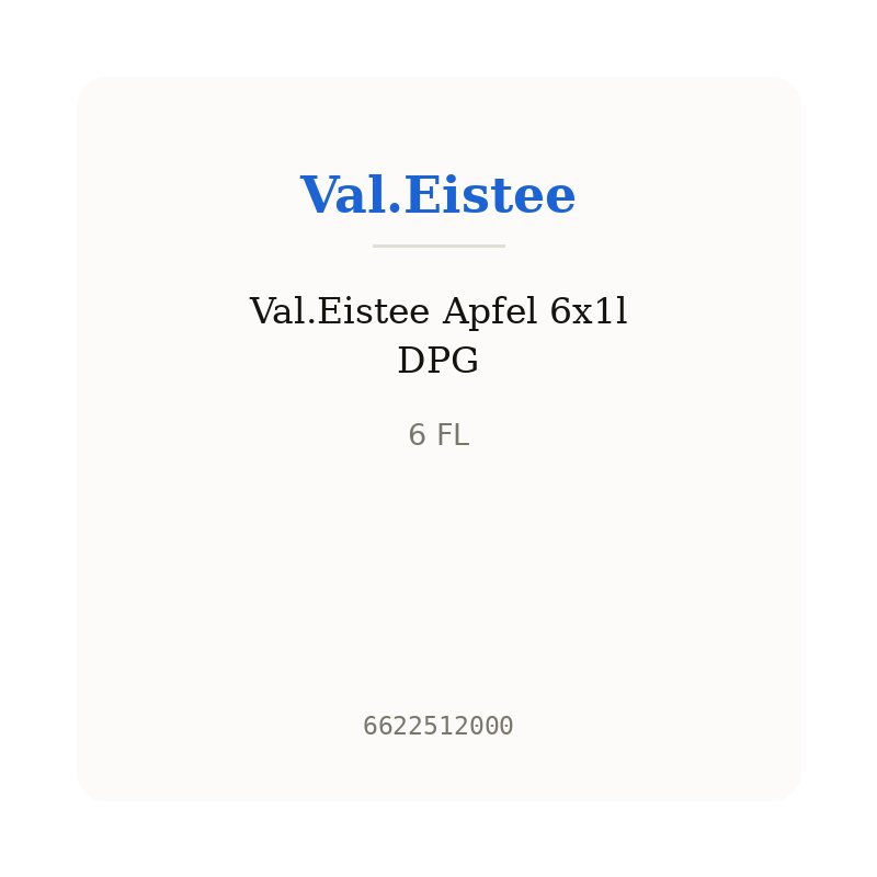 Val.Eistee Apfel 6x1l DPG