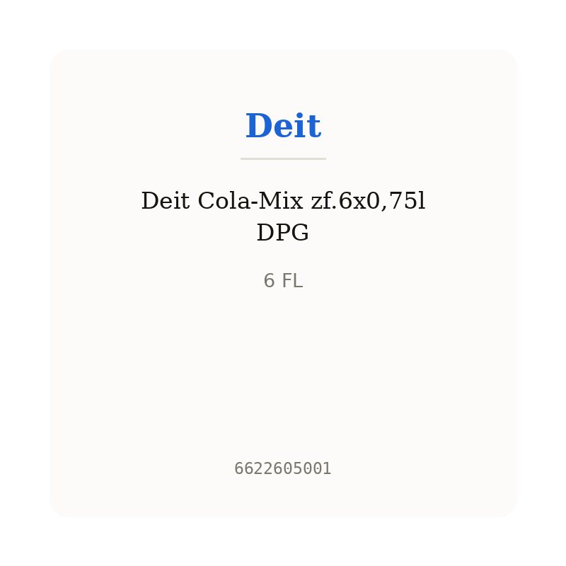 Deit Cola-Mix zf.6x0,75l DPG