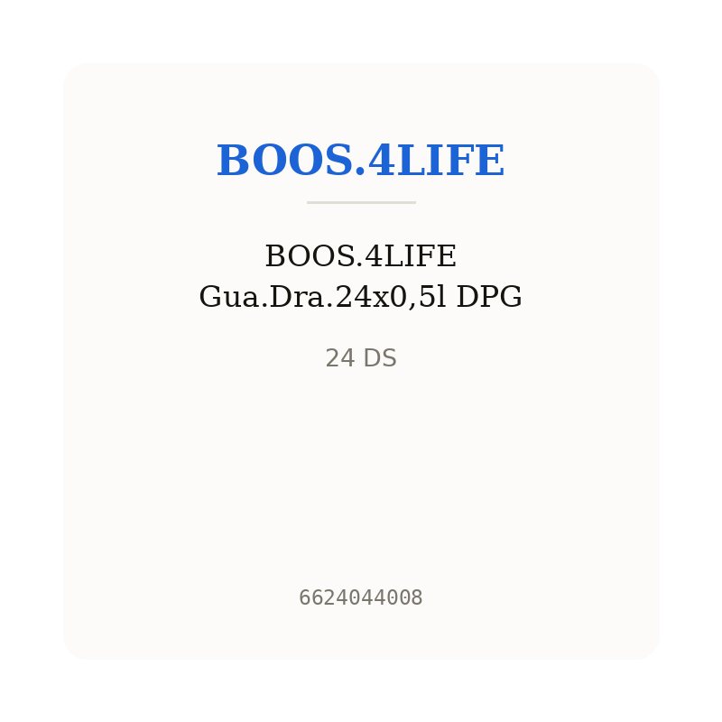 BOOS.4LIFE Gua.Dra.24x0,5l DPG