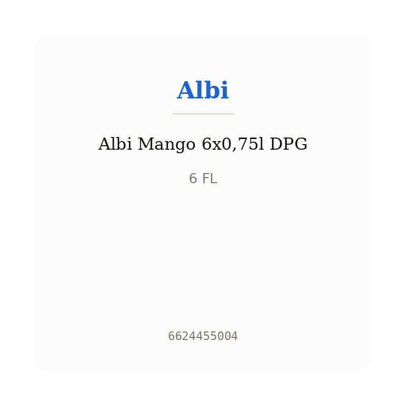 Albi Mango 6x0,75l DPG