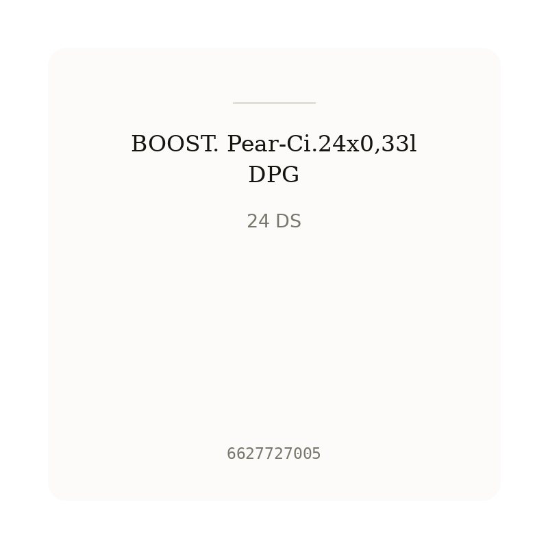 BOOST. Pear-Ci.24x0,33l DPG