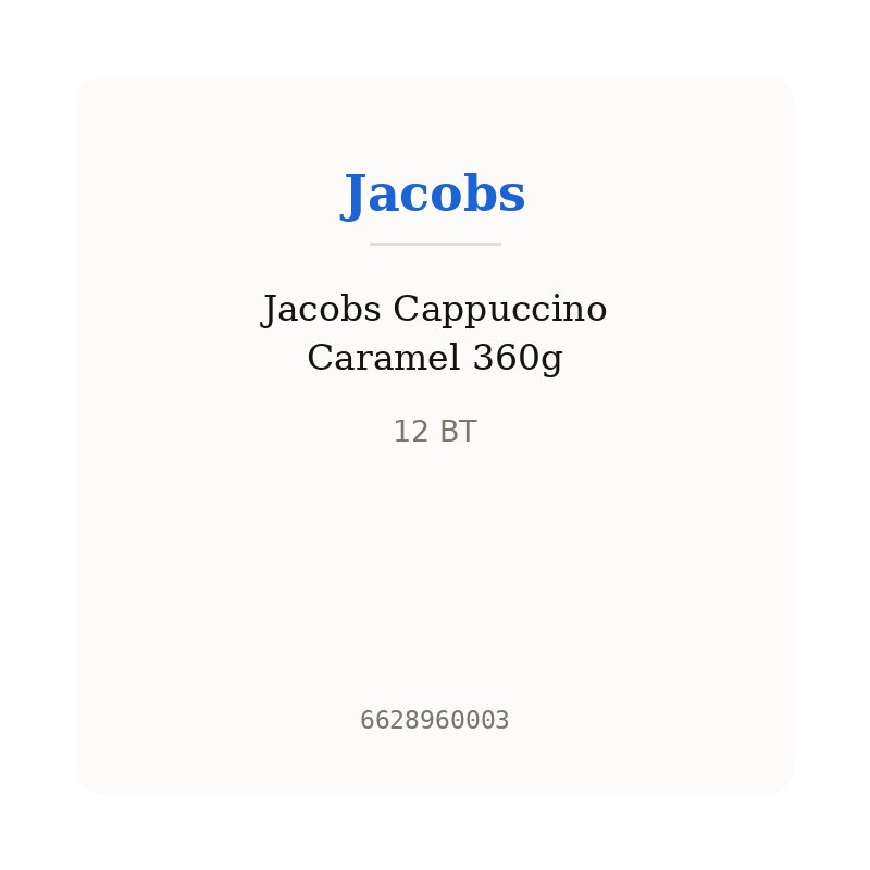 Jacobs Cappuccino Caramel 360g