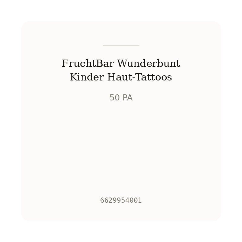 FruchtBar Wunderbunt Kinder Haut-Tattoos