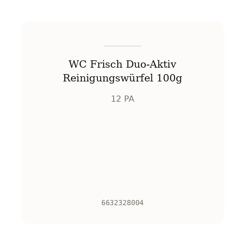 WC Frisch Duo-Aktiv Reinigungswürfel 100g