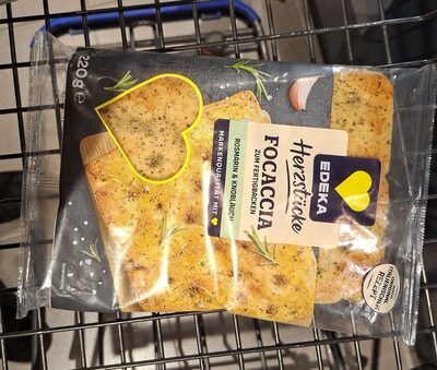 EDEKA Herzstücke Focaccia Rosmarin Knoblauch 220g