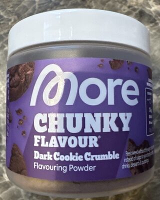 More Chunky Flavour Dark Cookie Crumb 90g