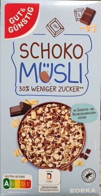 GUT&GÜNSTIG Müsli Schoko weniger süß 750g