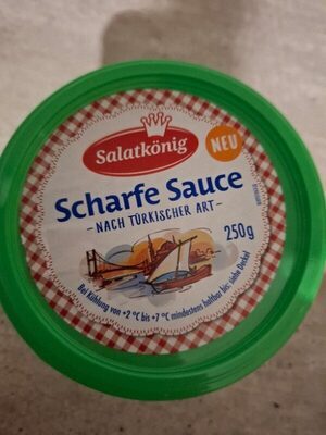 Salatkönig Scharfe Sauce 250g