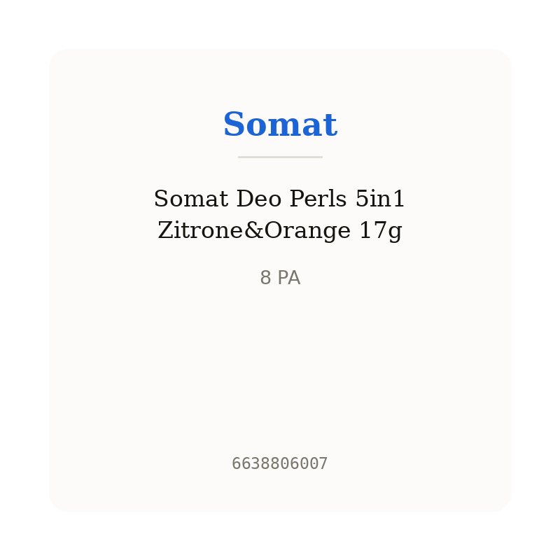 Somat Deo Perls 5in1 Zitrone&Orange 17g