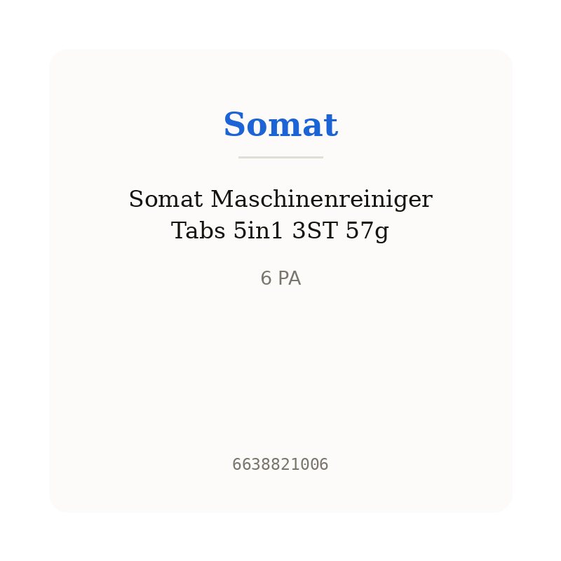 Somat Maschinenreiniger Tabs 5in1 3ST 57g