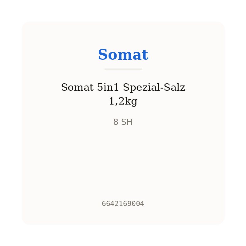 Somat 5in1 Spezial-Salz 1,2kg