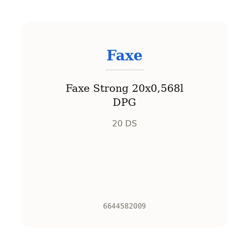 Faxe Strong 20x0,568l DPG