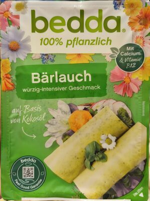 bedda Scheiben Bärlauch vegan 150g