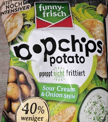 Funny-frisch Popchips Sour Cream&Onion Style 80g