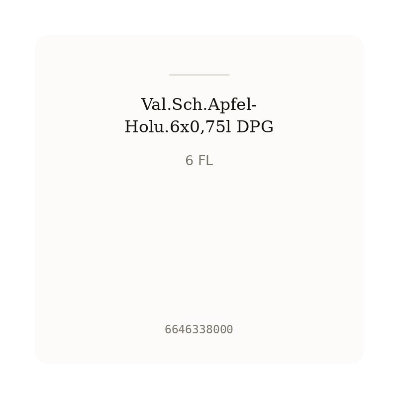 Val.Sch.Apfel-Holu.6x0,75l DPG