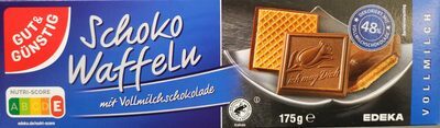 GUT&GÜNSTIG Schoko Waffeln Vollmilch 175g