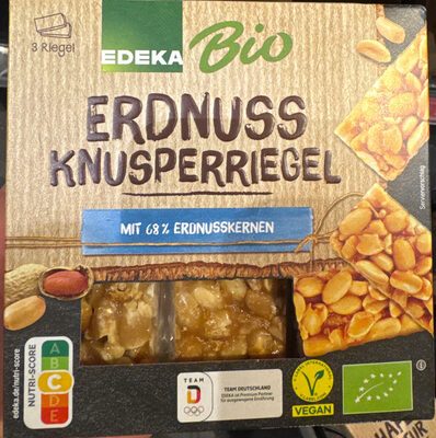 Bio EDEKA Knusperriegel Erdnuss 3x25g