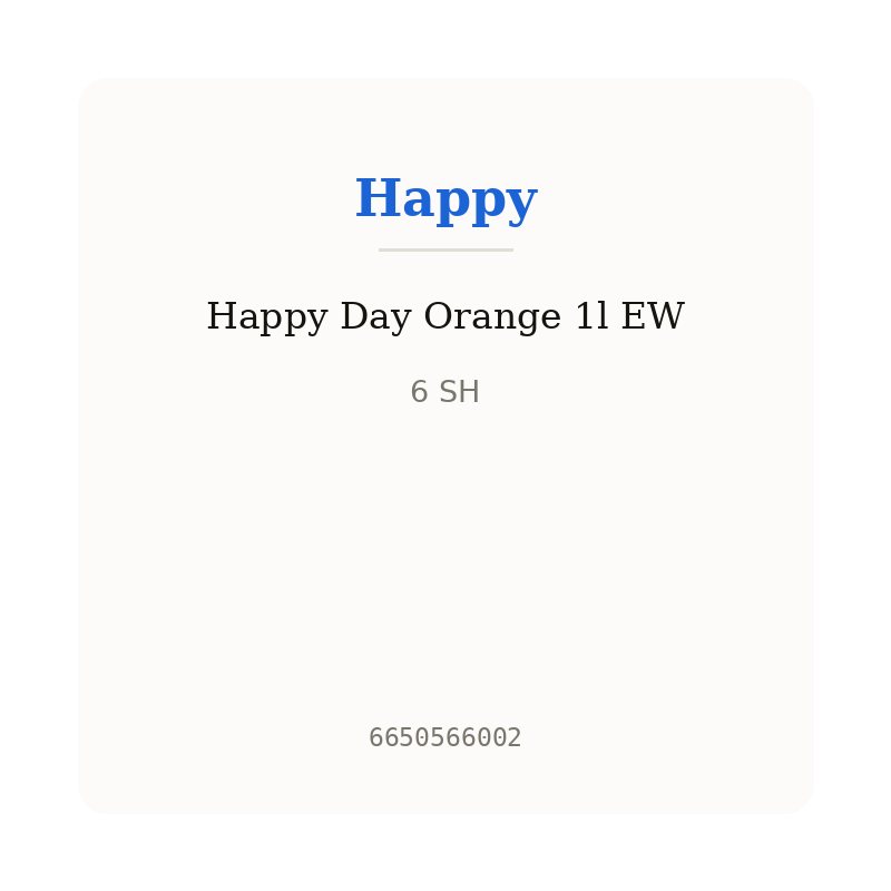 Happy Day Orange 1l EW