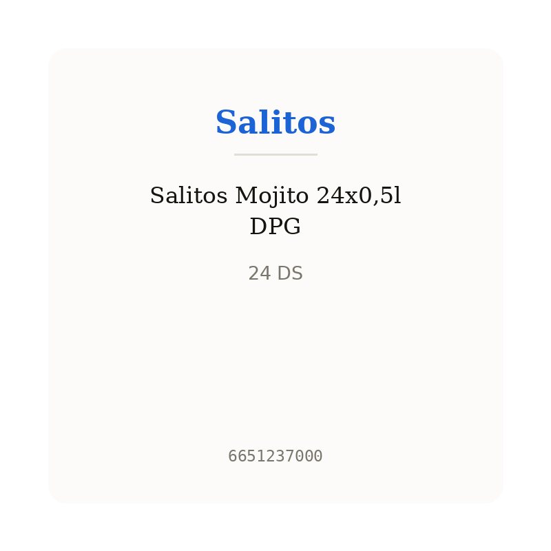 Salitos Mojito 24x0,5l DPG