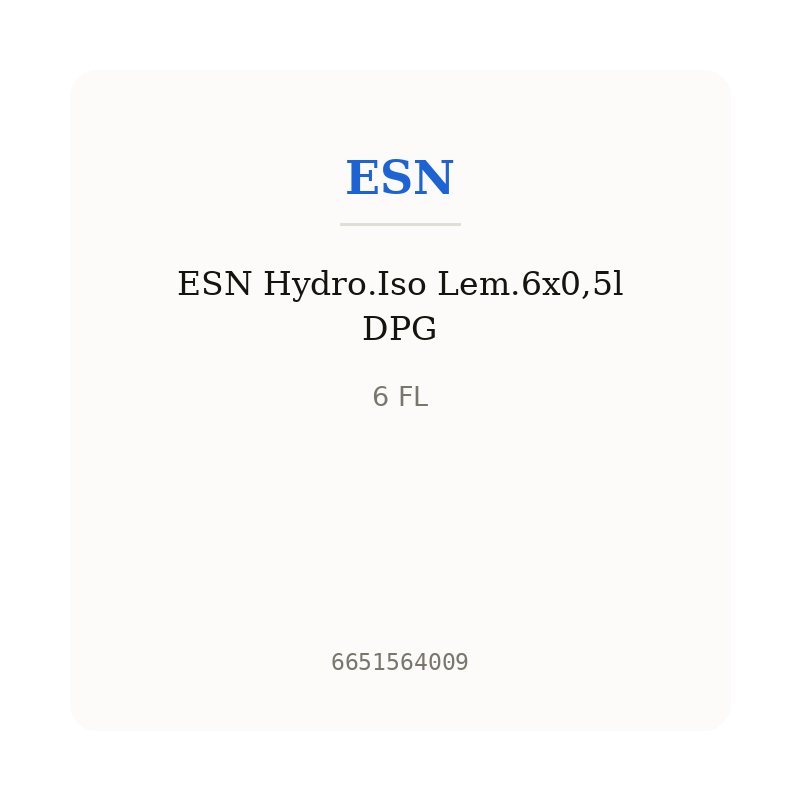 ESN Hydro.Iso Lem.6x0,5l DPG