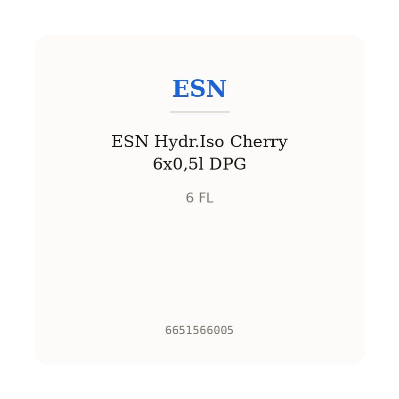 ESN Hydr.Iso Cherry 6x0,5l DPG