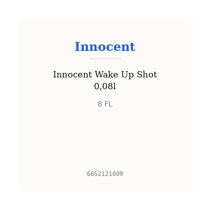 Innocent Wake Up Shot 0,08l