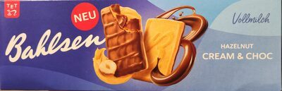 Bahlsen Hazelnut & Cream Choc 100g