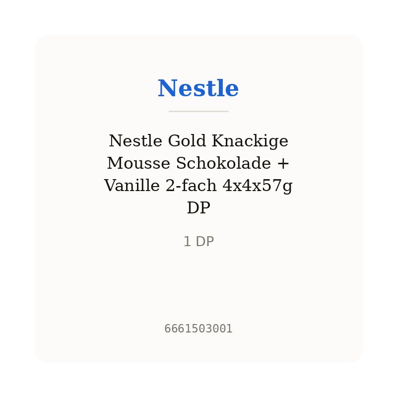 Nestle Gold Knackige Mousse Schokolade + Vanille 2-fach 4x4x57g DP