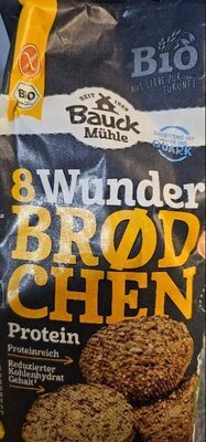 Bio Bauckhof Wunderbrödchen Protein glutenfrei 350g