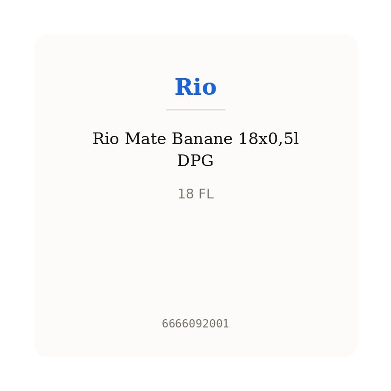 Rio Mate Banane 18x0,5l DPG
