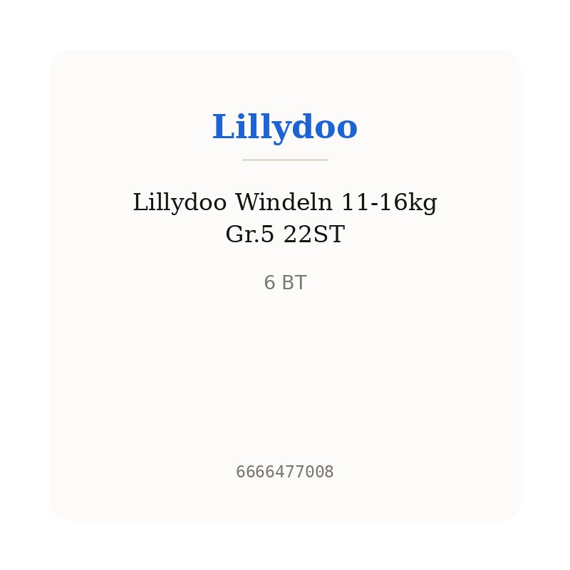 Lillydoo Windeln 11-16kg Gr.5 22ST