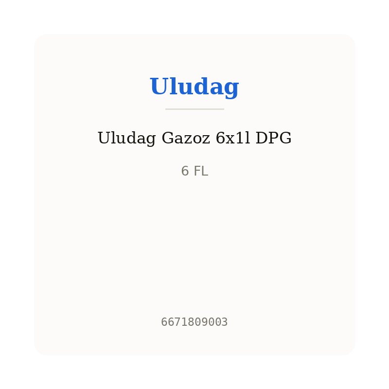Uludag Gazoz 6x1l DPG