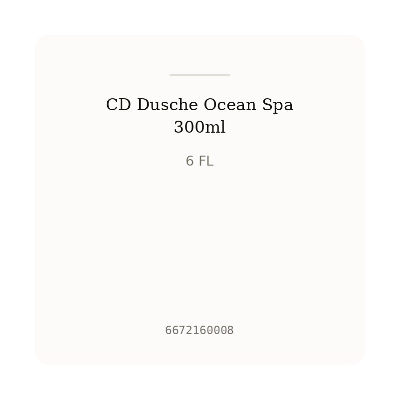 CD Dusche Ocean Spa 300ml
