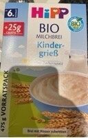 Bio Hipp Milchbrei Kindergrieß 475g