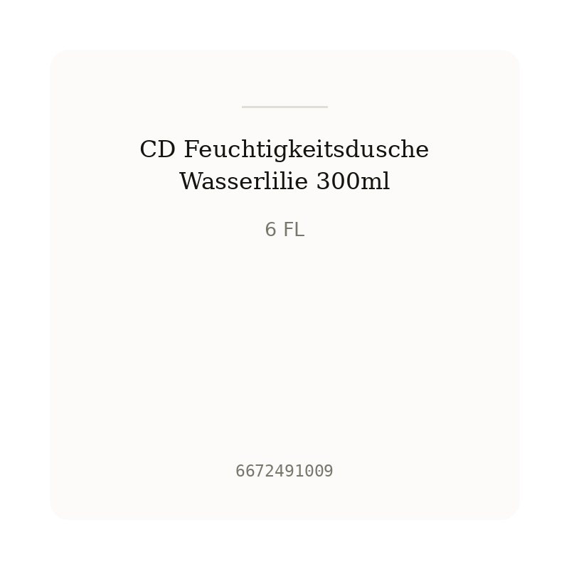 CD Feuchtigkeitsdusche Wasserlilie 300ml