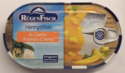 Rügen Fisch Heringsfilets in Curry-Ananas-Creme 200g
